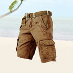 Short Cargo Vintage Multi-Poches Confort et Style Estival