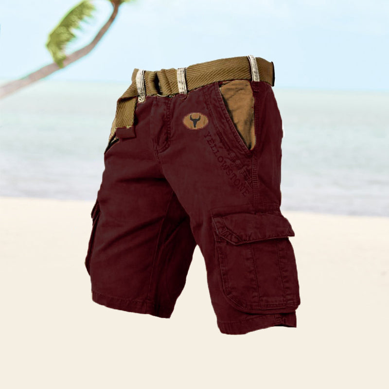 Short Cargo Vintage Multi-Poches Confort et Style Estival