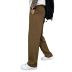 Pantalon Homme Coupe Large Minimaliste