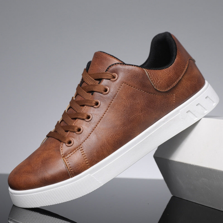 Baskets Décontractées en Cuir Confortables et Élégantes