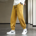 Pantalon Jogger Homme Velours Décontracté