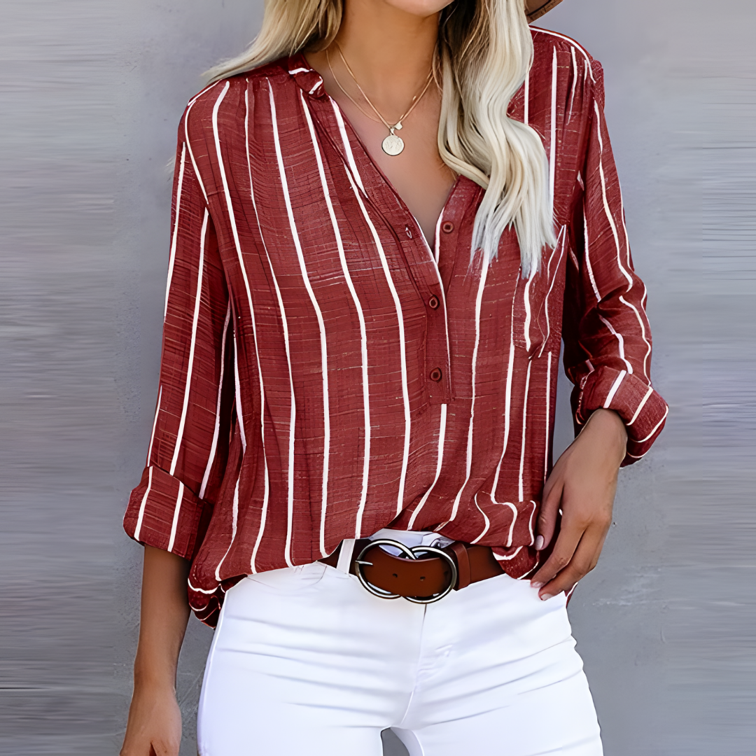 Blouse Femme Rayée Fluide Chic