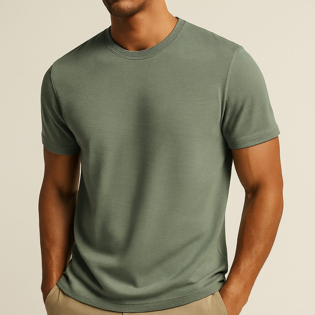 T-Shirt Homme Texturé Confort Moderne
