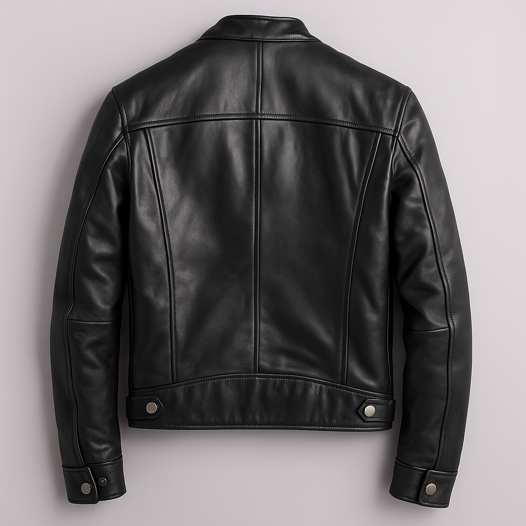 Veste en Cuir Élégante Coupe Moderne et Confort Premium