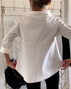 Blouse Femme Col Bateau Élégante