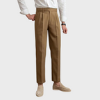 Pantalon Homme Plissé Élégance Tailleur
