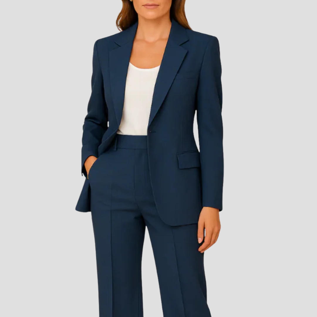 Ensemble Blazer Structuré et Pantalon Droit