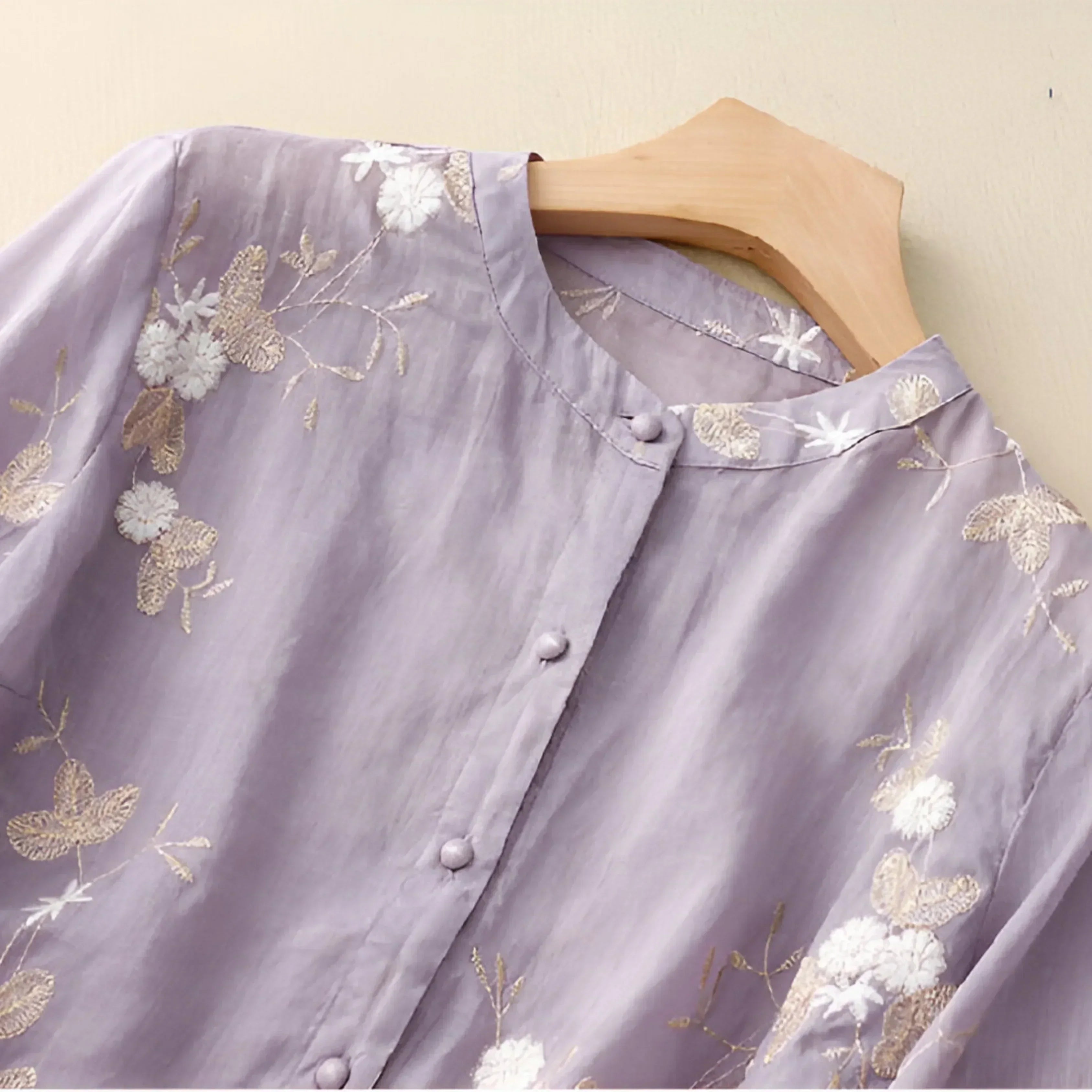 Blouse Femme Brodée Élégance Bohème