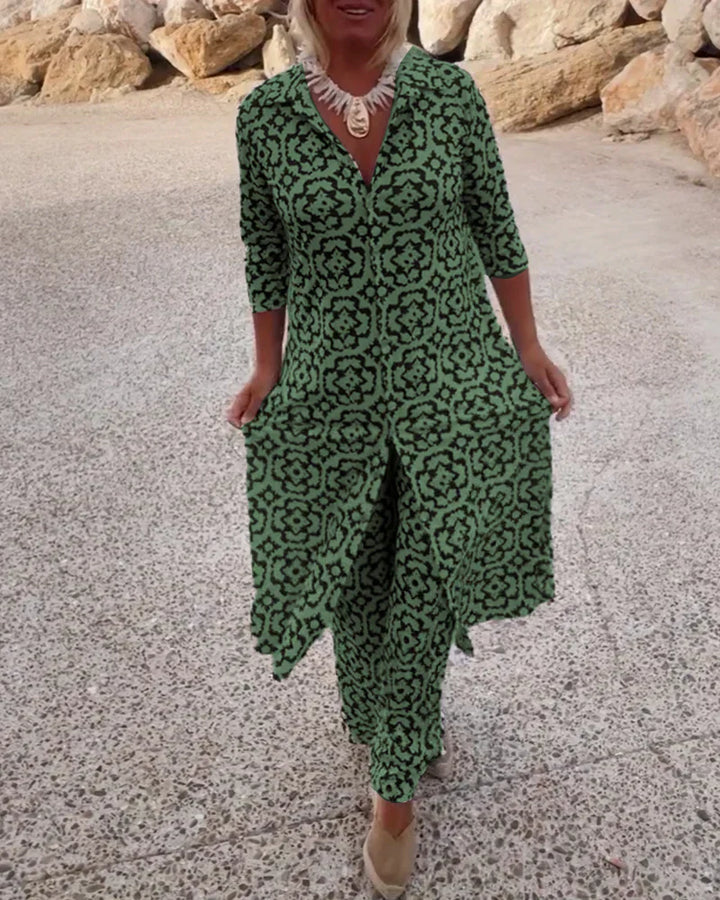 Robe Femme Imprimée Élégance Décontractée