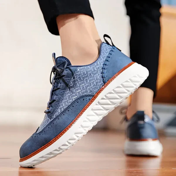 Baskets en Cuir Respirantes Confort Léger et Style Élégant