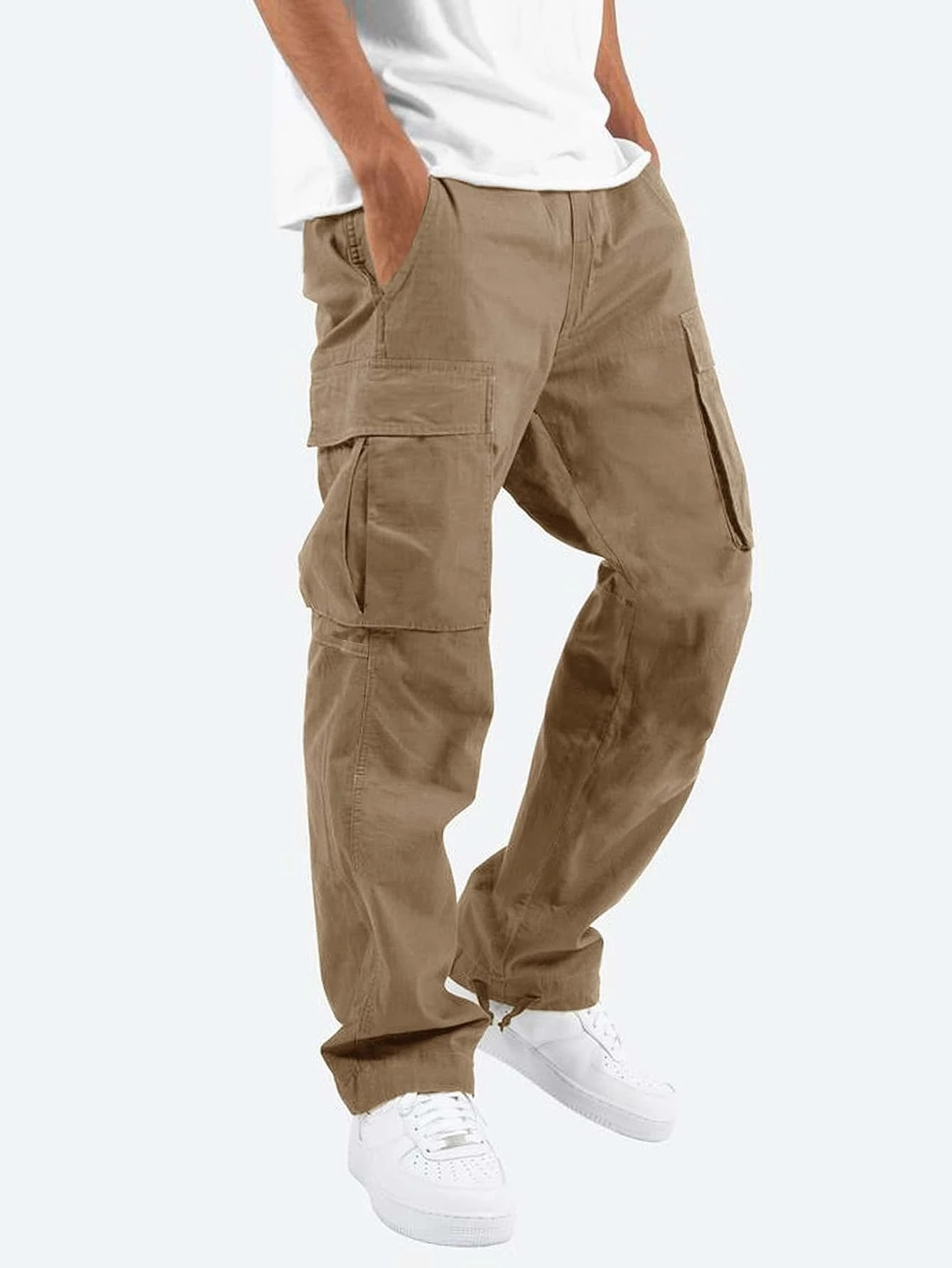 Pantalon Cargo Décontracté Coupe Ajustée Confort et Style Urbain