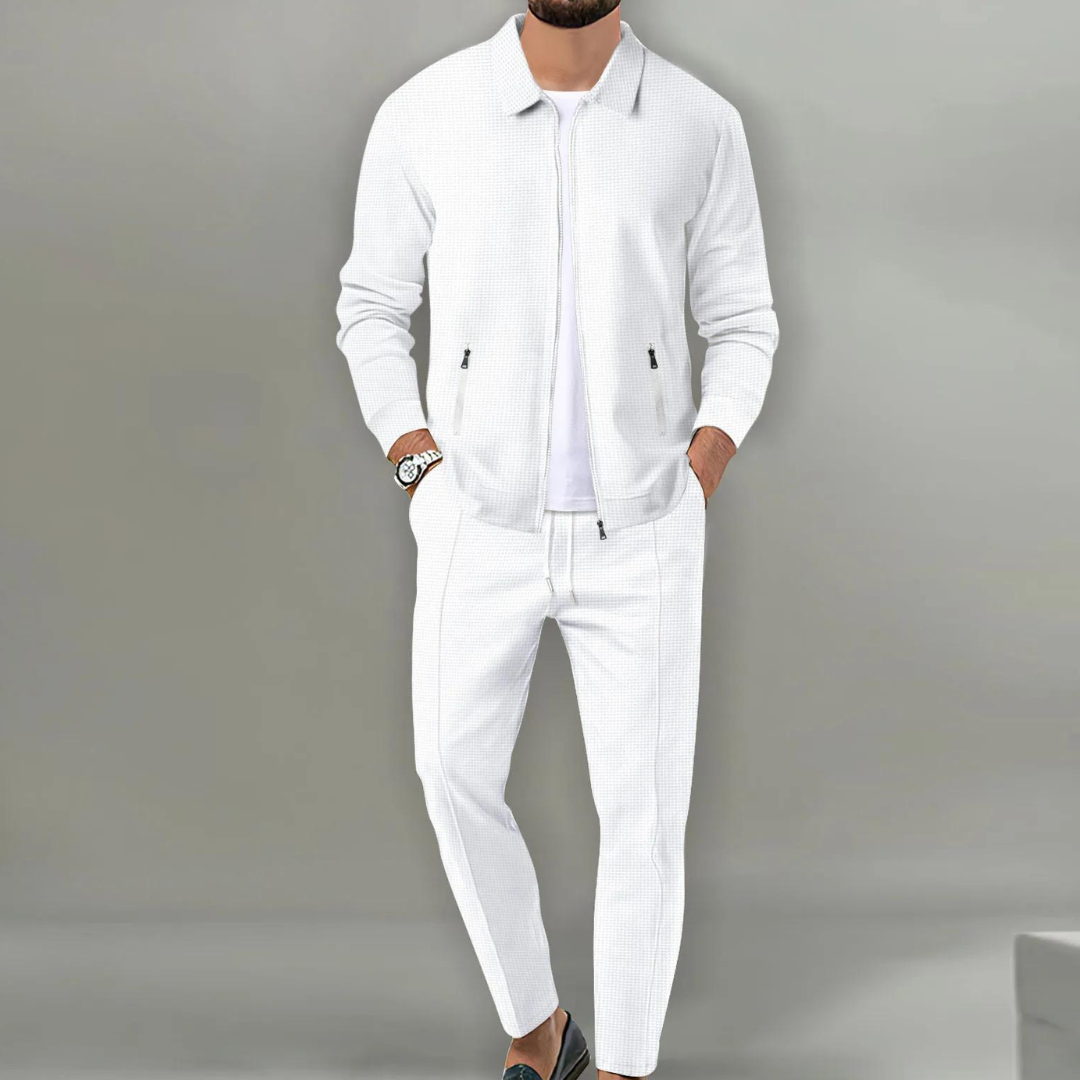 Ensemble Décontracté Veste et Pantalon Confort Moderne et Style Élégant
