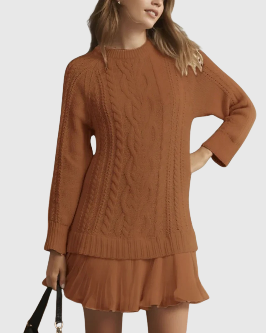 Robe Pull Femme Maille Élégante