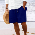 Short Homme à Taille Élastiquée avec Cordon