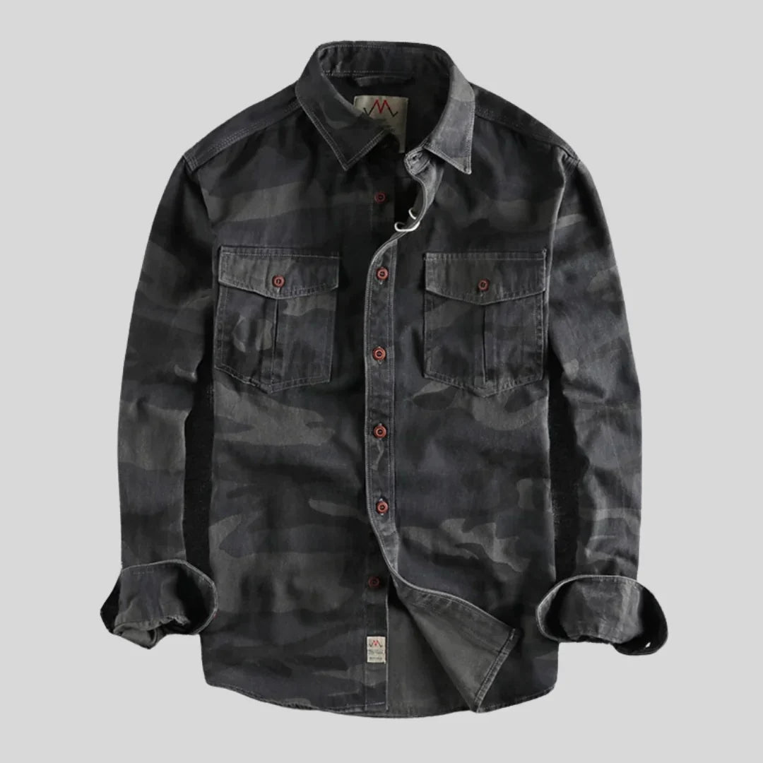 Surchemise Camouflage Vintage Confort Durable et Style Outdoor