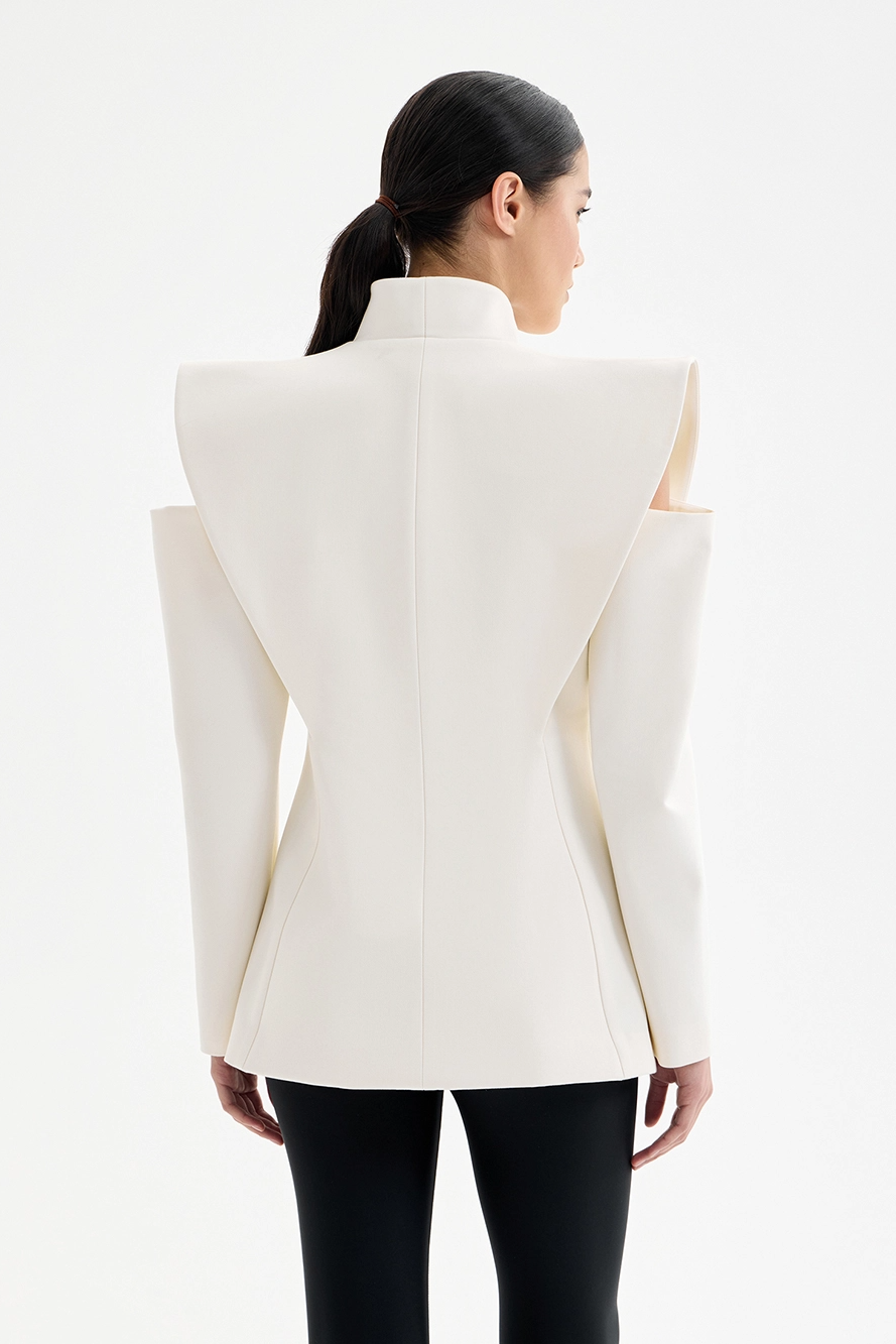 Blazer Long Structuré Femme