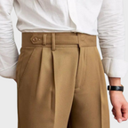 Pantalon Homme Plissé Élégance Tailleur