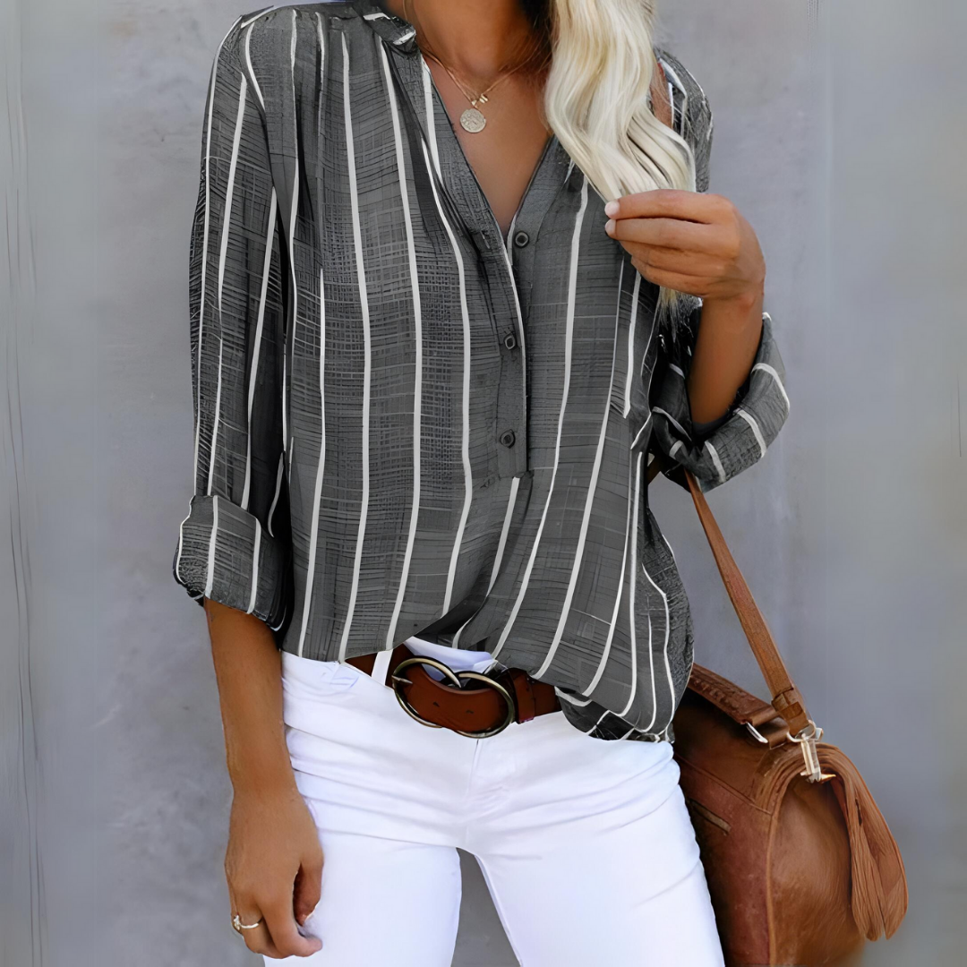 Blouse Femme Rayée Fluide Chic