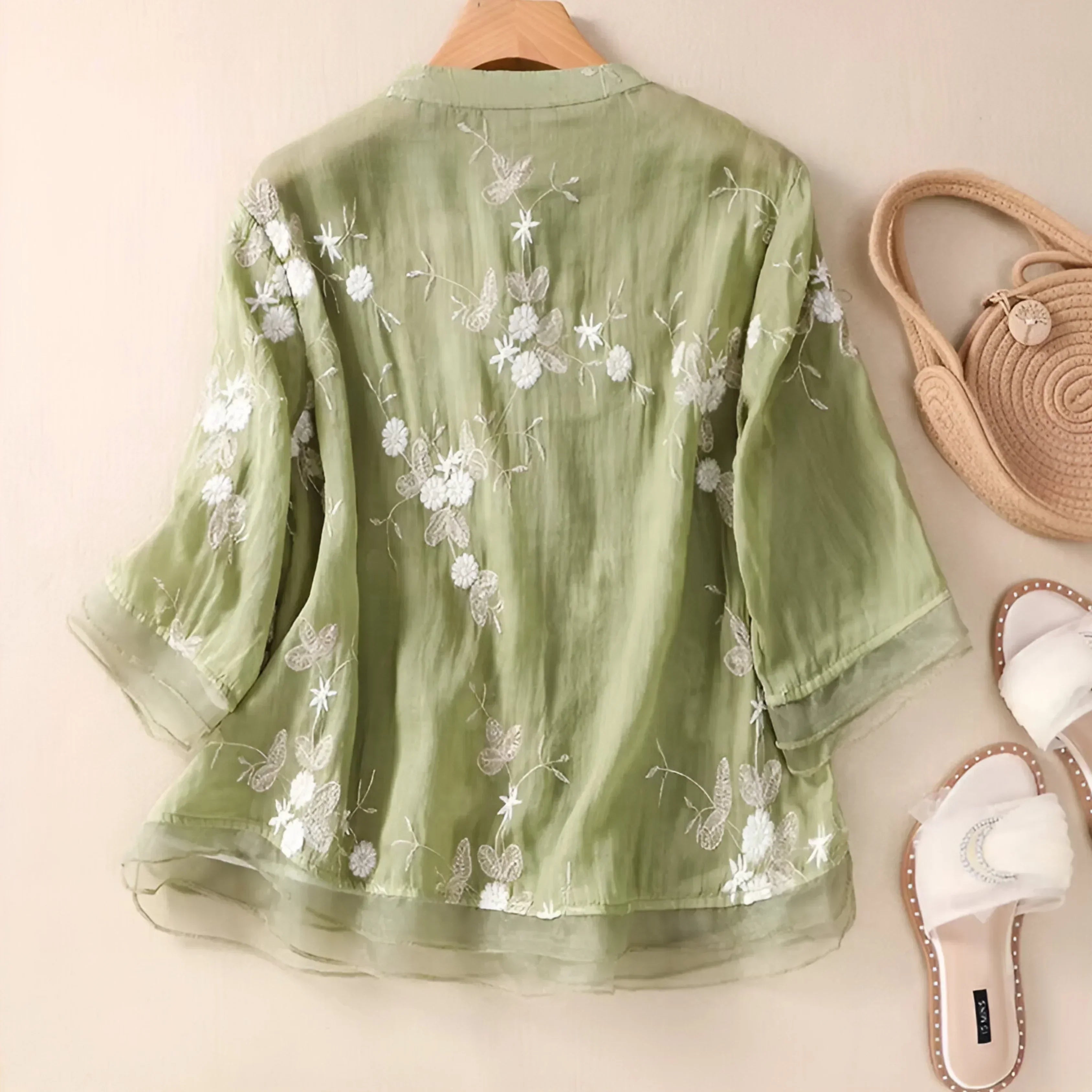 Blouse Femme Brodée Élégance Bohème