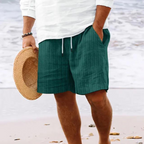 Short Homme à Taille Élastiquée avec Cordon