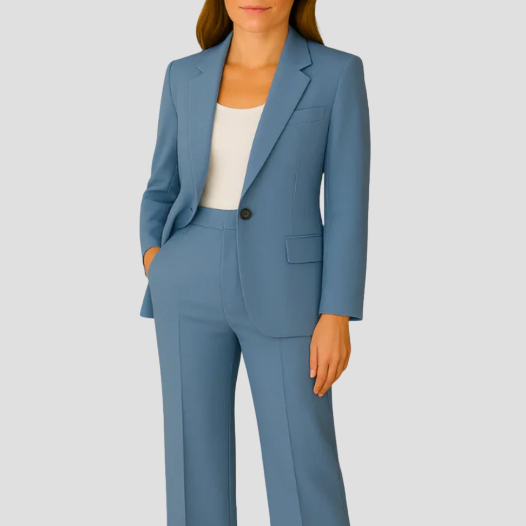Ensemble Blazer Structuré et Pantalon Droit