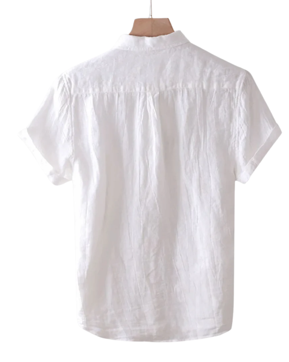 Chemise Homme à Col Mao et Manches Courtes