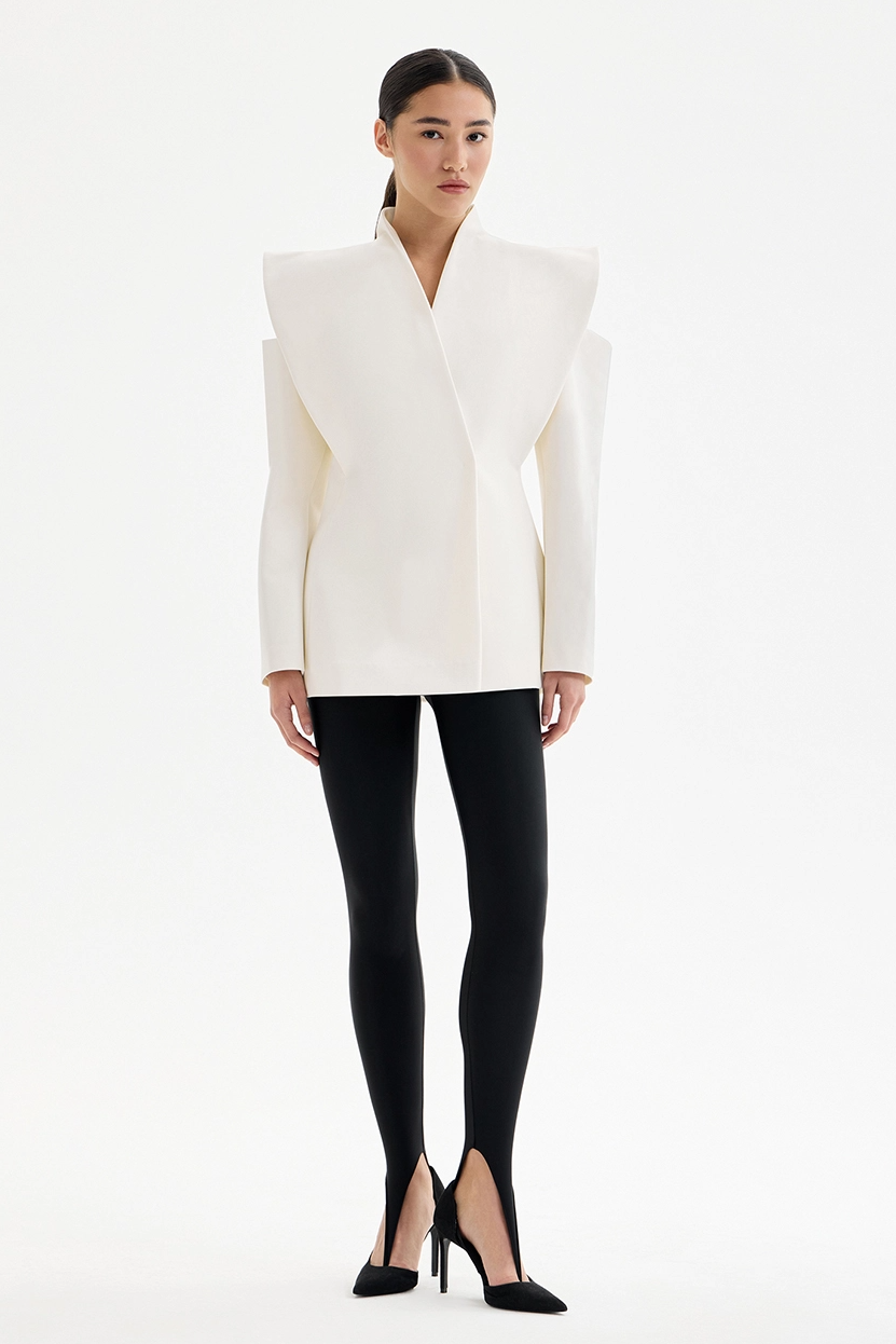 Blazer Long Structuré Femme
