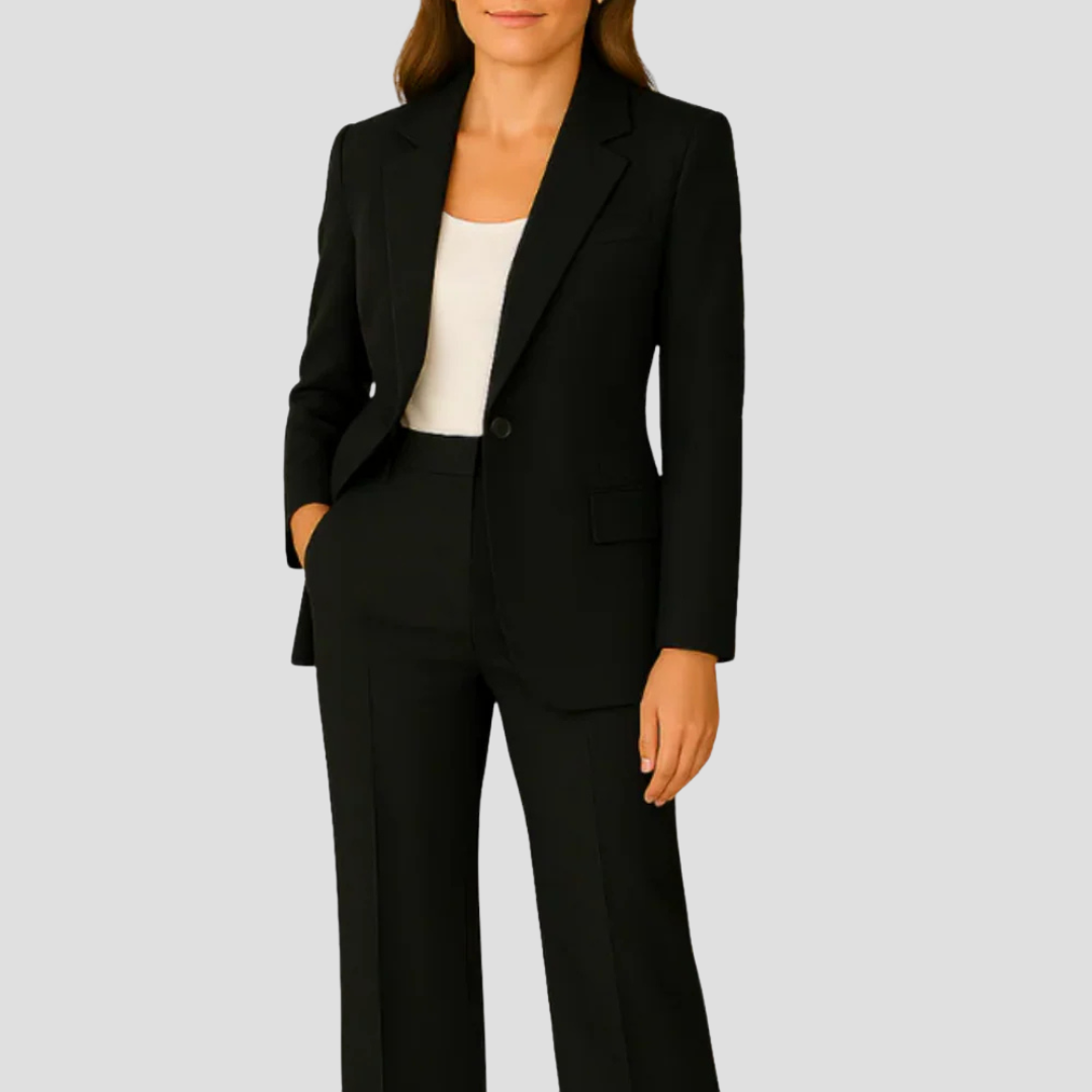 Ensemble Blazer Structuré et Pantalon Droit