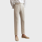 Pantalon Homme Plissé Élégance Tailleur