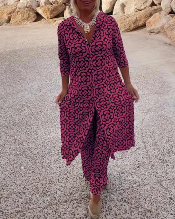 Robe Femme Imprimée Élégance Décontractée
