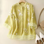 Blouse Femme Brodée Élégance Bohème