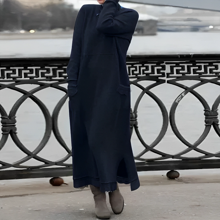 Robe Pull Femme Longue Confort Chic
