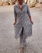 Robe Femme Imprimée Élégance Décontractée