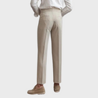 Pantalon Homme Plissé Élégance Tailleur