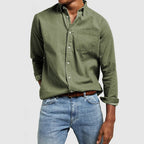 Chemise Homme Lin Casual Élégant