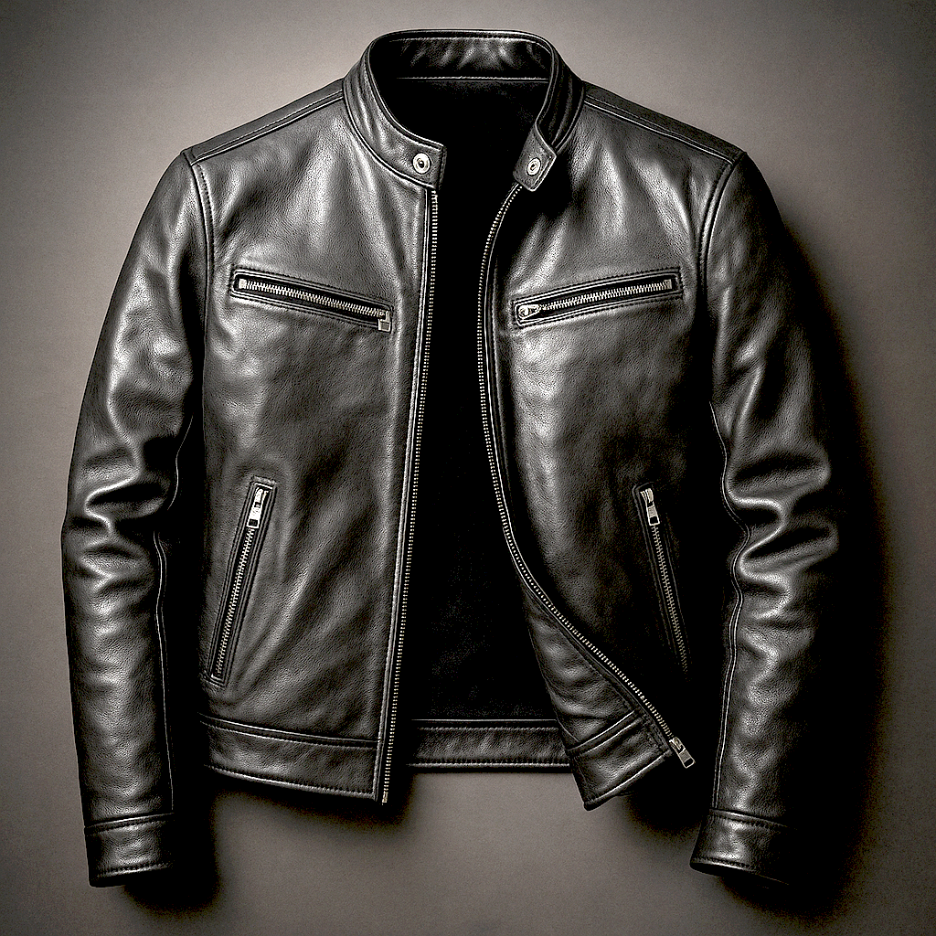 Veste en Cuir Élégante Coupe Moderne et Confort Premium