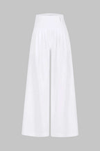Pantalon Palazzo Femme Taille Haute Fluide