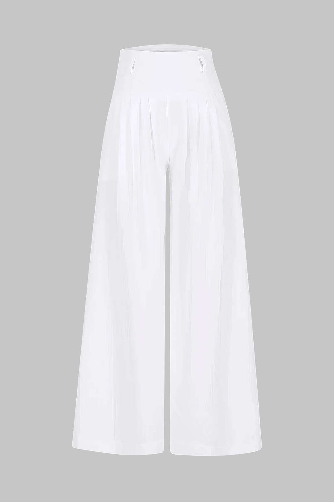 Pantalon Palazzo Femme Taille Haute Fluide