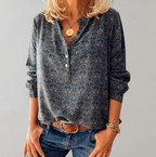 Blouse Femme Imprimé Vintage Chic