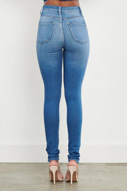 Jean Skinny Taille Haute Sculptant