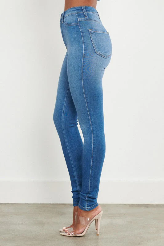 Jean Skinny Taille Haute Sculptant