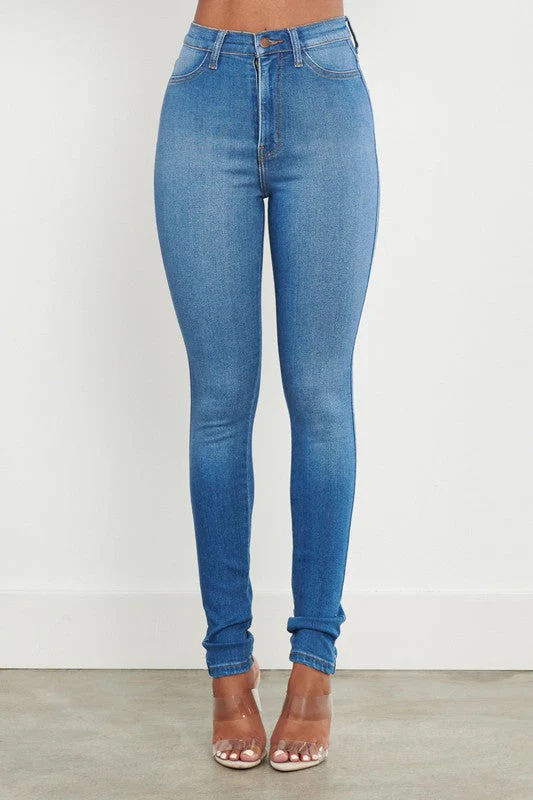 Jean Skinny Taille Haute Sculptant