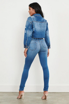 Jean Skinny Taille Haute Sculptant