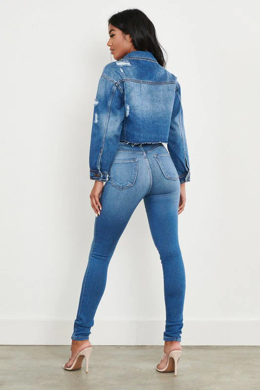 Jean Skinny Taille Haute Sculptant