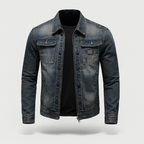 Veste en Jean Vintage Coupe Moderne et Style Urbain