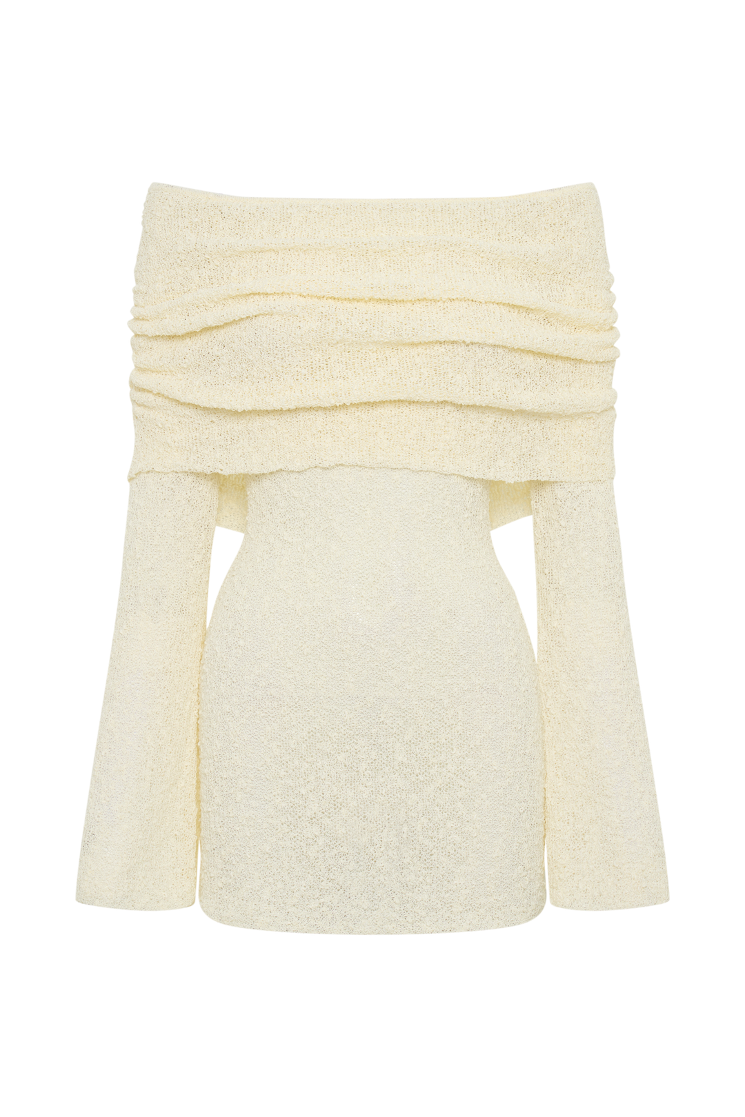 Robe Courte Pailletée à Épaules Dégagées