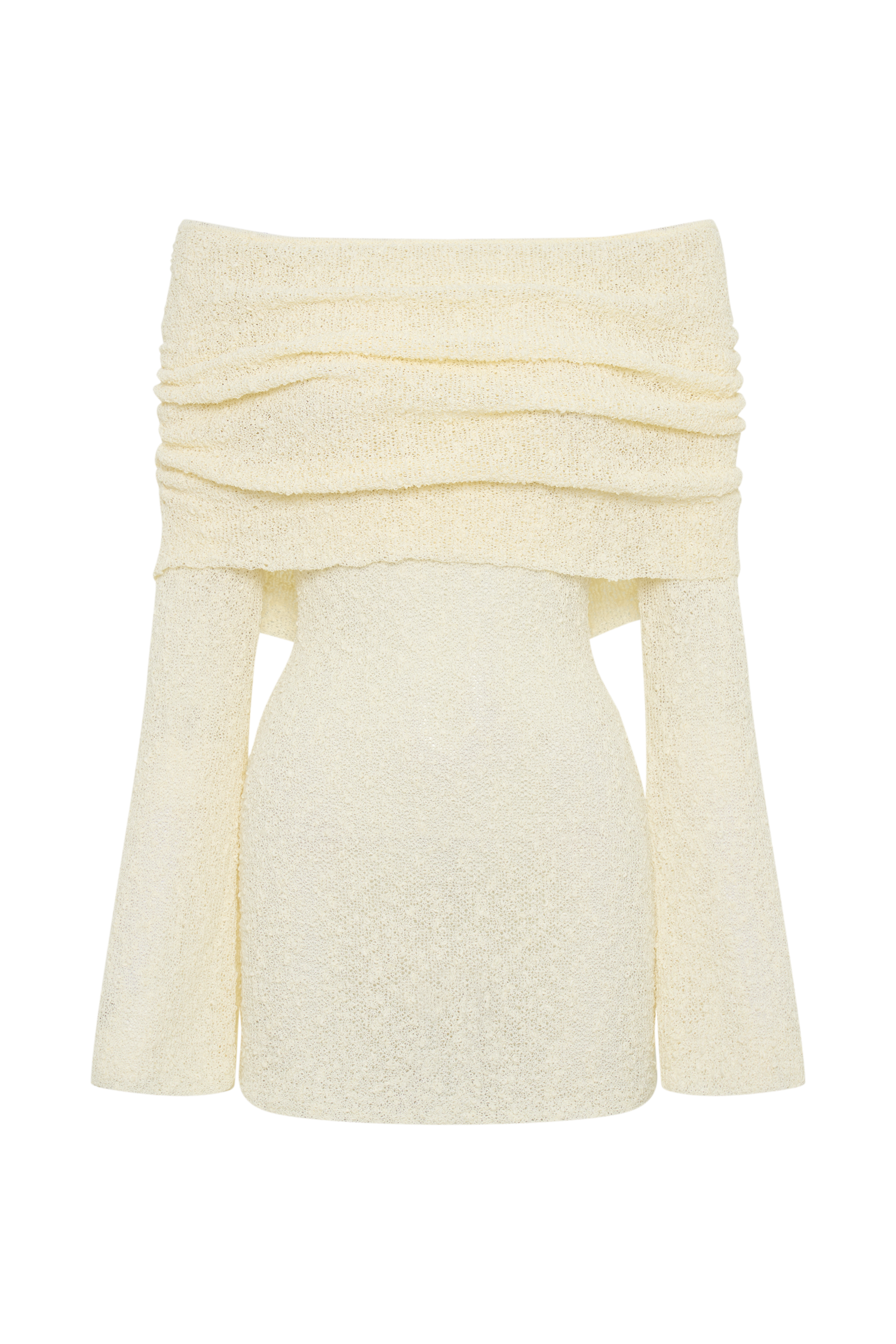 Robe Courte Pailletée à Épaules Dégagées