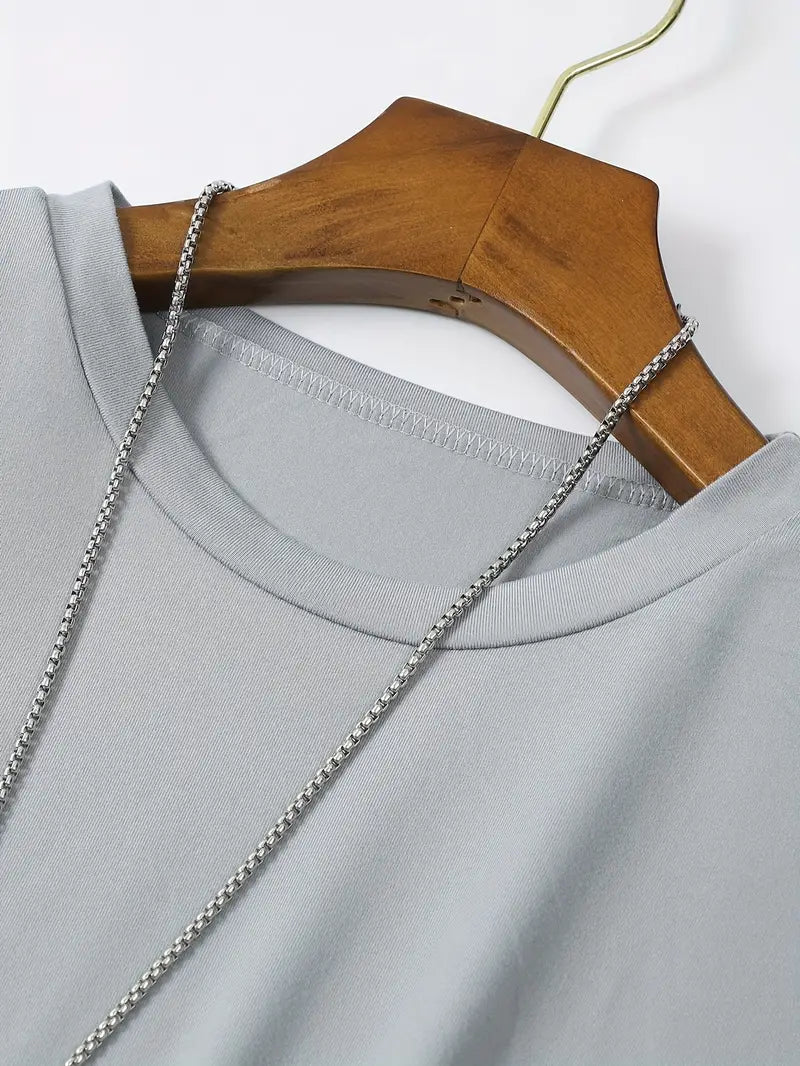 T-Shirt Homme Coton Doux Minimaliste
