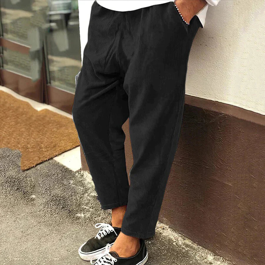 Pantalon Décontracté Coupe Droite Confort Léger et Style Moderne