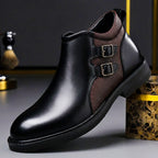 Bottines Homme Élégantes Boucles Modernes